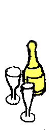 bottle on a table