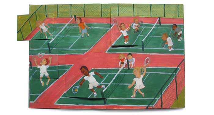 tennis courts