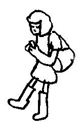 walking and texting