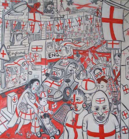 england football fans  Ingerluuund! by Jiro Osuga
